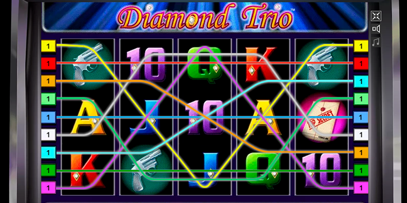 Игровой автомат Diamonds Trio играть бесплатно онлайн