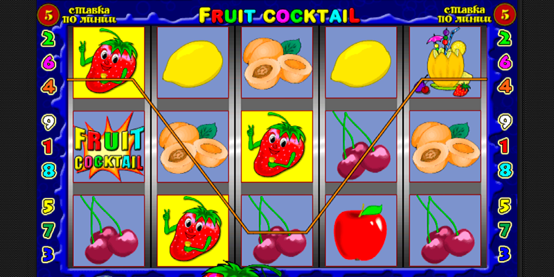 Бонусная игра в слоте Fruit Cocktail